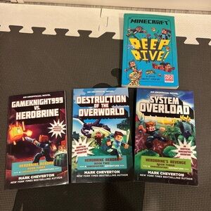 Minecraft Book Collection set of 4